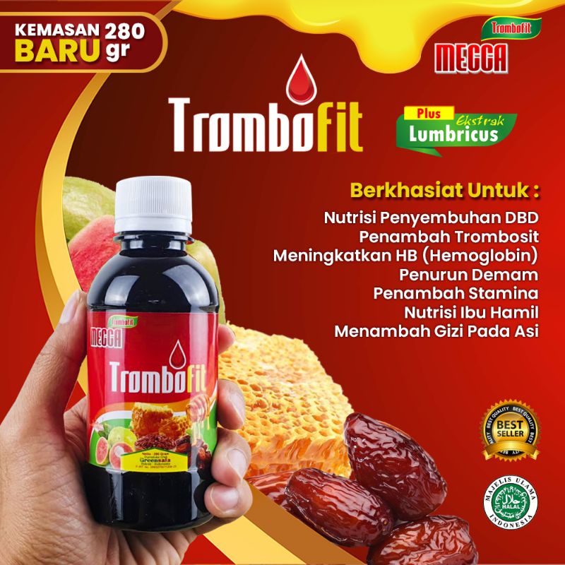 Trombofit Sari Kurma Madu Angkak 280 gr